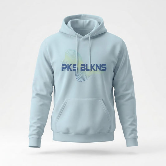 PKS BLKNS personalised Peaks of the Balkans hoodie by Wandrhood with topographic trail design