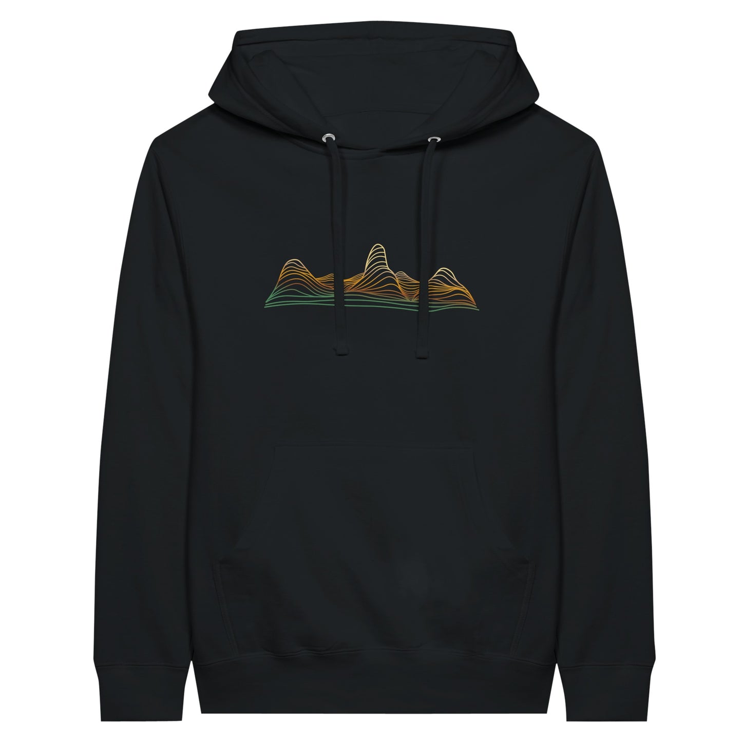 Contour Ridge topographic hoodie by Wandrhood, colour option