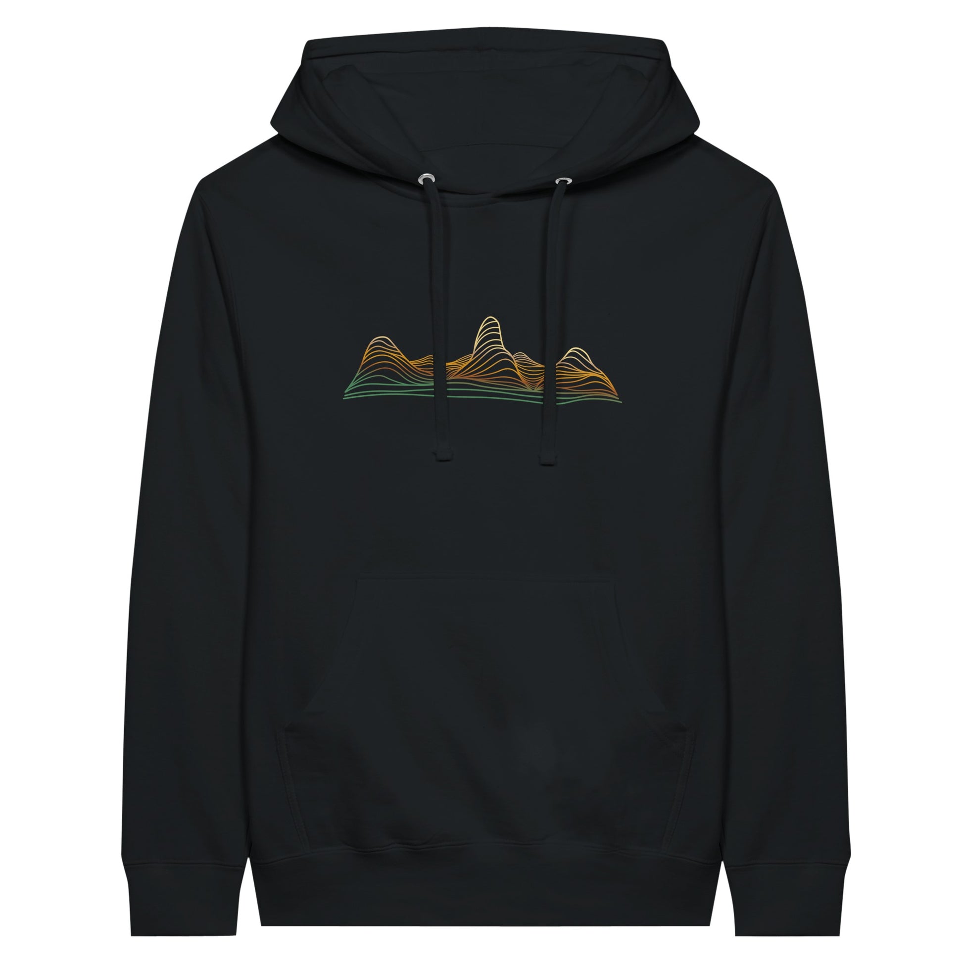 Contour Ridge topographic hoodie by Wandrhood, colour option