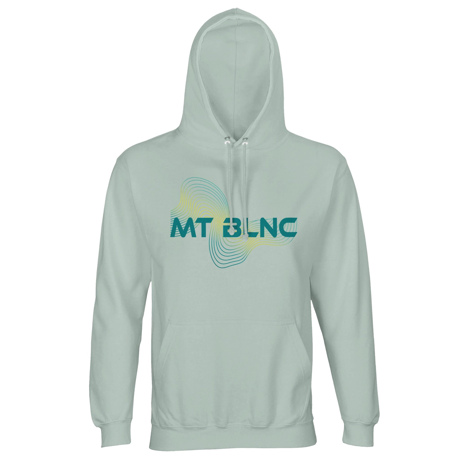 MT BLNC Mont Blanc hoodie by Wandrhood, alternate pastel colour option