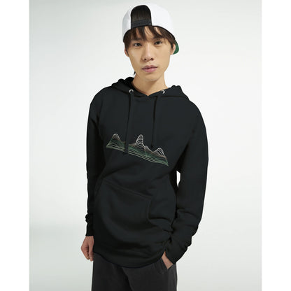 Contour Ridge topographic hoodie by Wandrhood, alternate colour option